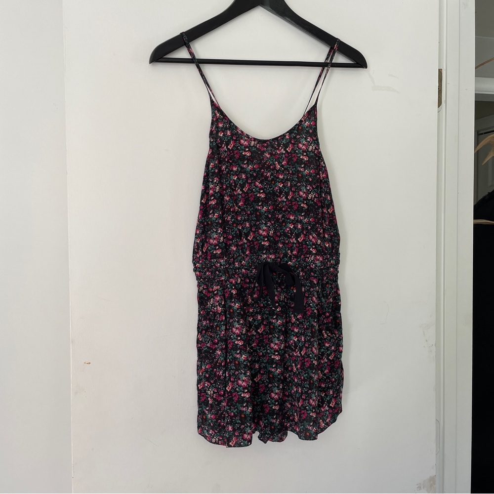 Floral Spaghetti Strap Romper